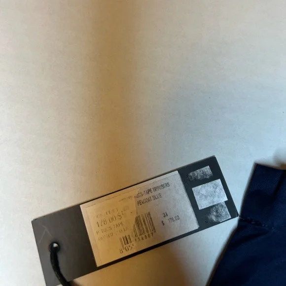 Diesel blue p tucs tape chino trousers - Picture 5 of 13